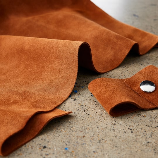 Brown Suede Split Leather by ArtMinds™